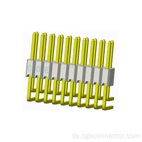 Dop Doppelreihe geschwungener Stecker-Stecker-Stecker-Header-Stecker eintauchen